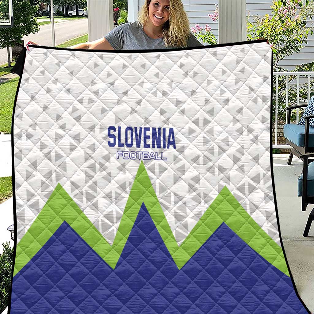 Slovenia 2024 Football Quilt Slovenija Go Champions - Wonder Print Shop
