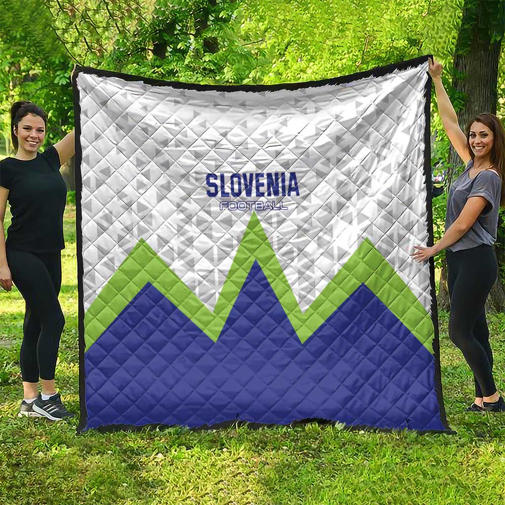 Slovenia 2024 Football Quilt Slovenija Go Champions - Wonder Print Shop