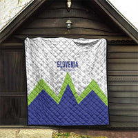 Slovenia 2024 Football Quilt Slovenija Go Champions - Wonder Print Shop
