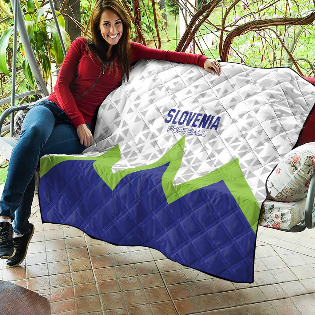 Slovenia 2024 Football Quilt Slovenija Go Champions - Wonder Print Shop