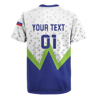 Custom Slovenia 2024 Football Rugby Jersey Slovenija Go Champions - Wonder Print Shop