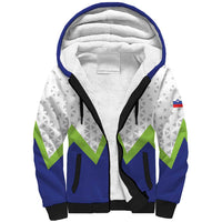 Custom Slovenia 2024 Football Sherpa Hoodie Slovenija Go Champions - Wonder Print Shop