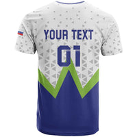 Custom Slovenia 2024 Football T Shirt Slovenija Go Champions - Wonder Print Shop