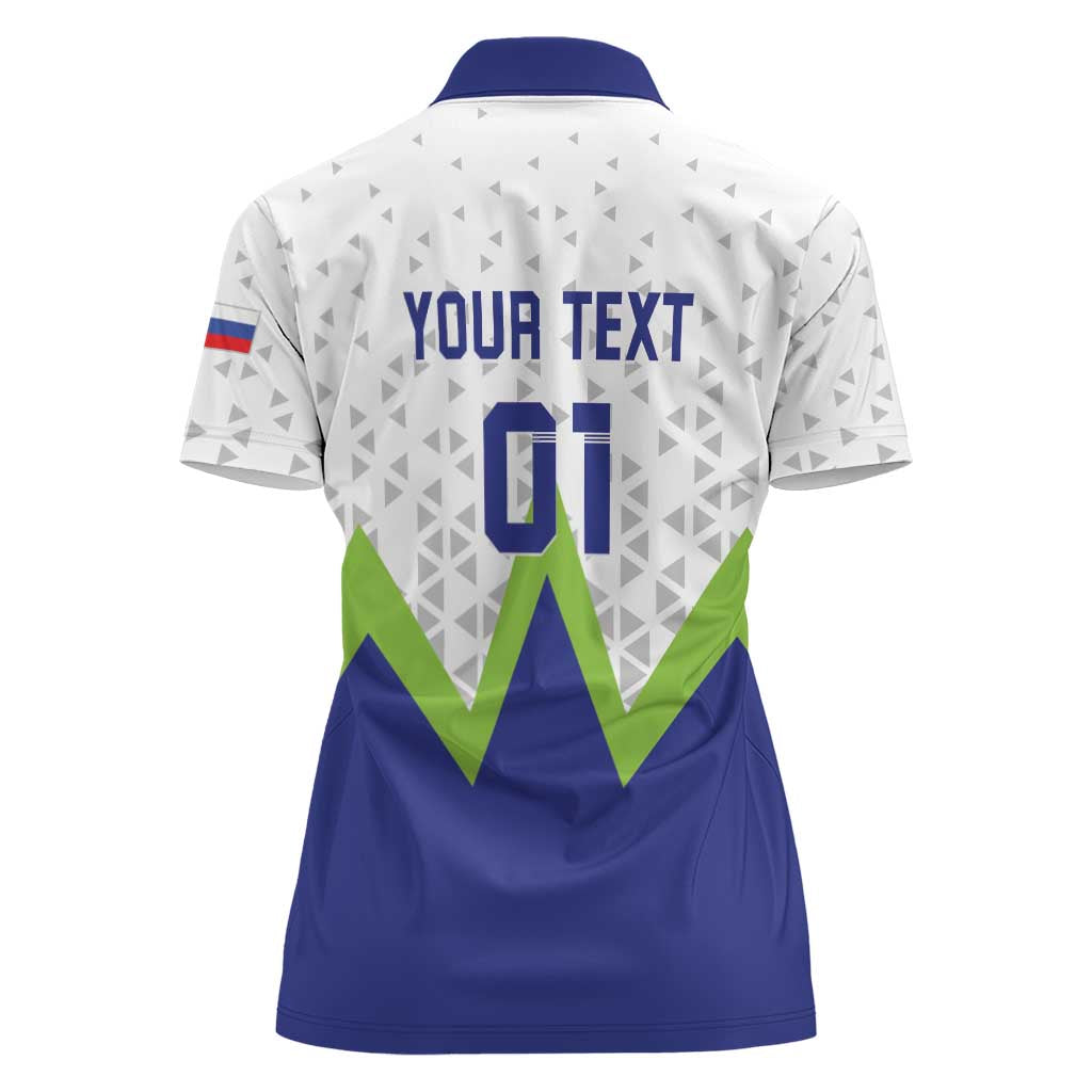 Custom Slovenia 2024 Football Women Polo Shirt Slovenija Go Champions - Wonder Print Shop
