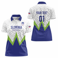 Custom Slovenia 2024 Football Women Polo Shirt Slovenija Go Champions - Wonder Print Shop