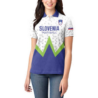 Custom Slovenia 2024 Football Women Polo Shirt Slovenija Go Champions - Wonder Print Shop