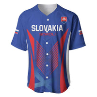 Custom Slovakia 2024 Football Baseball Jersey Slovenska Sokoli - Wonder Print Shop