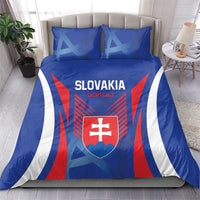 Slovakia 2024 Football Bedding Set Slovenska Sokoli - Wonder Print Shop
