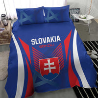 Slovakia 2024 Football Bedding Set Slovenska Sokoli - Wonder Print Shop