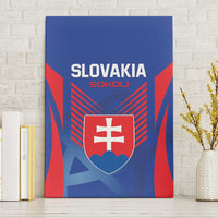 Slovakia 2024 Football Canvas Wall Art Slovenska Sokoli - Wonder Print Shop