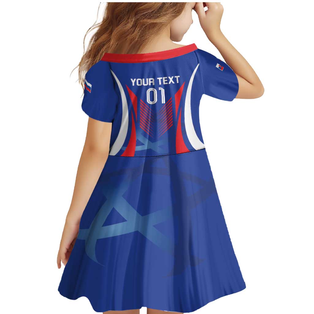 Custom Slovakia 2024 Football Family Matching Mermaid Dress and Hawaiian Shirt Slovenska Sokoli - Wonder Print Shop