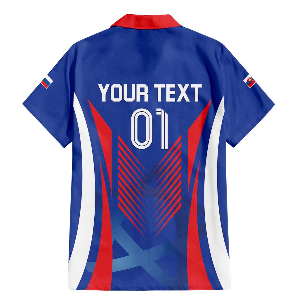 Custom Slovakia 2024 Football Family Matching Mermaid Dress and Hawaiian Shirt Slovenska Sokoli - Wonder Print Shop