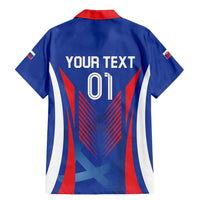 Custom Slovakia 2024 Football Family Matching Mermaid Dress and Hawaiian Shirt Slovenska Sokoli - Wonder Print Shop