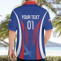 Custom Slovakia 2024 Football Hawaiian Shirt Slovenska Sokoli - Wonder Print Shop