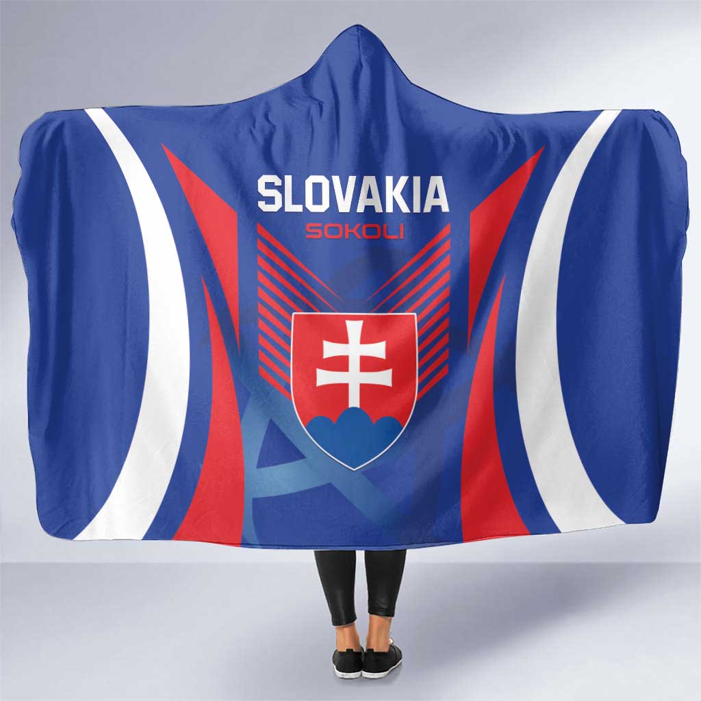 Slovakia 2024 Football Hooded Blanket Slovenska Sokoli