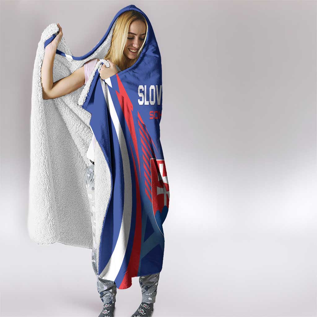 Slovakia 2024 Football Hooded Blanket Slovenska Sokoli