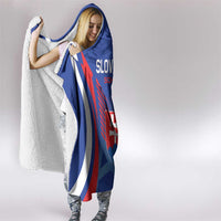 Slovakia 2024 Football Hooded Blanket Slovenska Sokoli