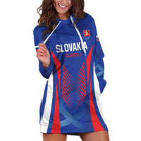 Custom Slovakia 2024 Football Hoodie Dress Slovenska Sokoli - Wonder Print Shop