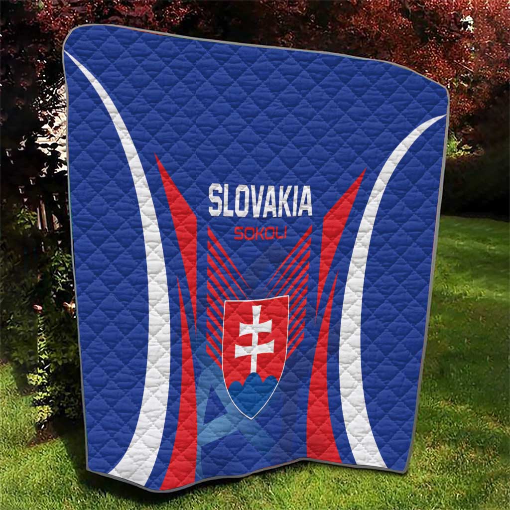 Slovakia 2024 Football Quilt Slovenska Sokoli - Wonder Print Shop