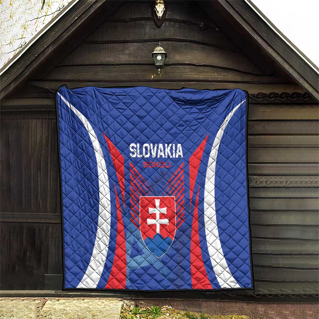 Slovakia 2024 Football Quilt Slovenska Sokoli - Wonder Print Shop
