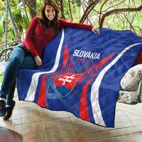 Slovakia 2024 Football Quilt Slovenska Sokoli - Wonder Print Shop