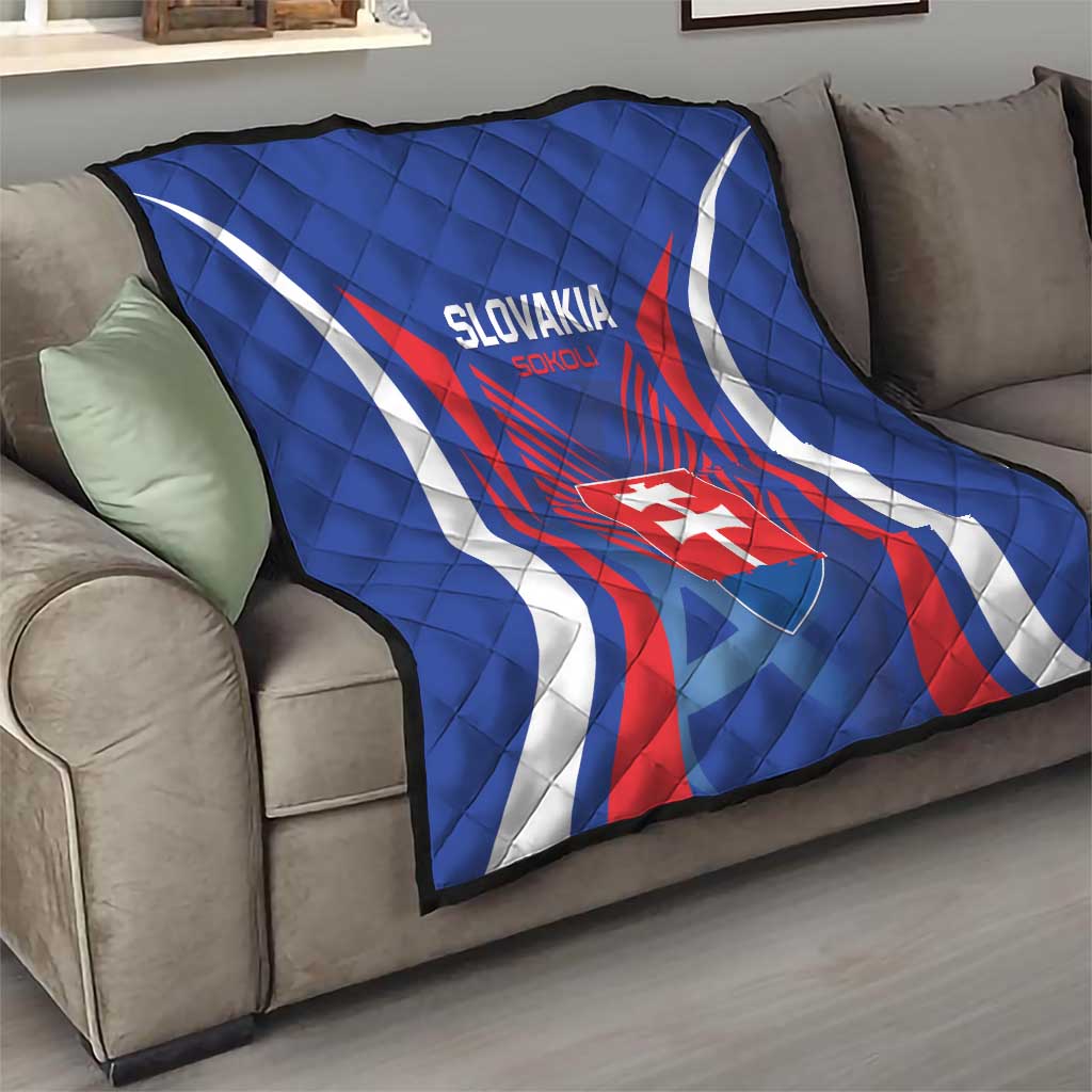 Slovakia 2024 Football Quilt Slovenska Sokoli - Wonder Print Shop