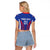 Custom Slovakia 2024 Football Raglan Cropped T Shirt Slovenska Sokoli - Wonder Print Shop
