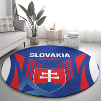 Slovakia 2024 Football Round Carpet Slovenska Sokoli