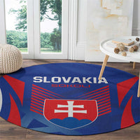 Slovakia 2024 Football Round Carpet Slovenska Sokoli