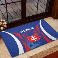 Slovakia 2024 Football Rubber Doormat Slovenska Sokoli - Wonder Print Shop