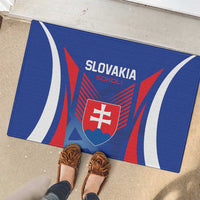 Slovakia 2024 Football Rubber Doormat Slovenska Sokoli - Wonder Print Shop