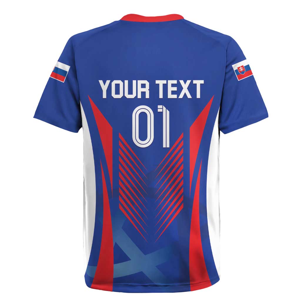 Custom Slovakia 2024 Football Rugby Jersey Slovenska Sokoli - Wonder Print Shop