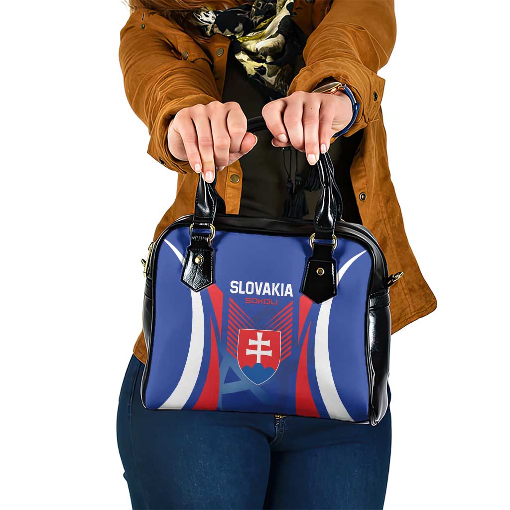 Slovakia 2024 Football Shoulder Handbag Slovenska Sokoli