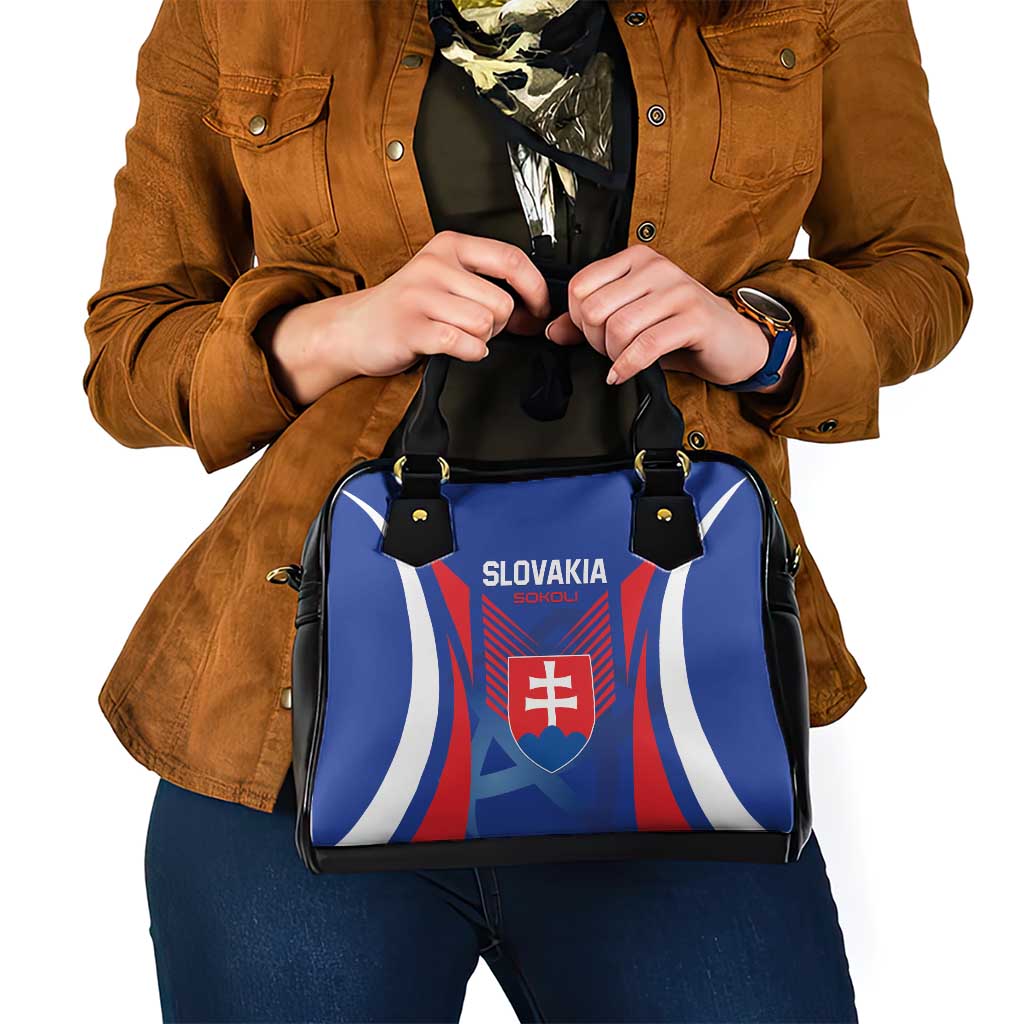 Slovakia 2024 Football Shoulder Handbag Slovenska Sokoli