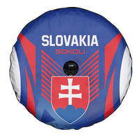 Slovakia 2024 Football Spare Tire Cover Slovenska Sokoli - Wonder Print Shop