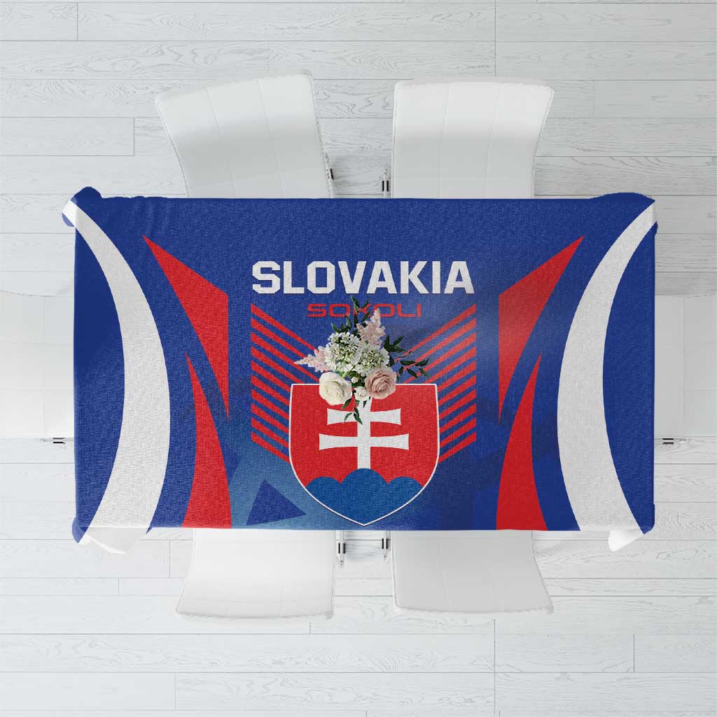 Slovakia 2024 Football Tablecloth Slovenska Sokoli - Wonder Print Shop