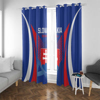 Slovakia 2024 Football Window Curtain Slovenska Sokoli - Wonder Print Shop