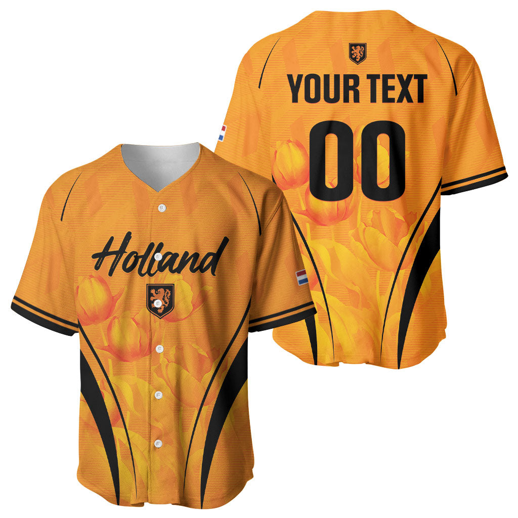 Custom Holland 2026 World Football Baseball Jersey Oranje Go Champions