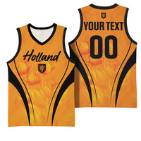 Custom Holland 2026 World Football Basketball Jersey Oranje Go Champions
