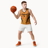 Custom Holland 2026 World Football Basketball Jersey Oranje Go Champions