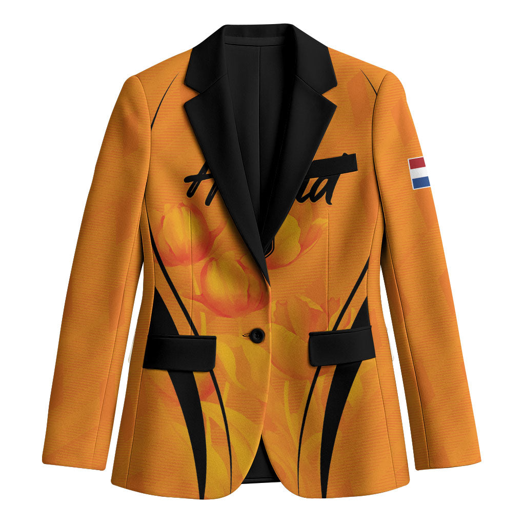 Custom Holland 2026 World Football Blazer Oranje Go Champions