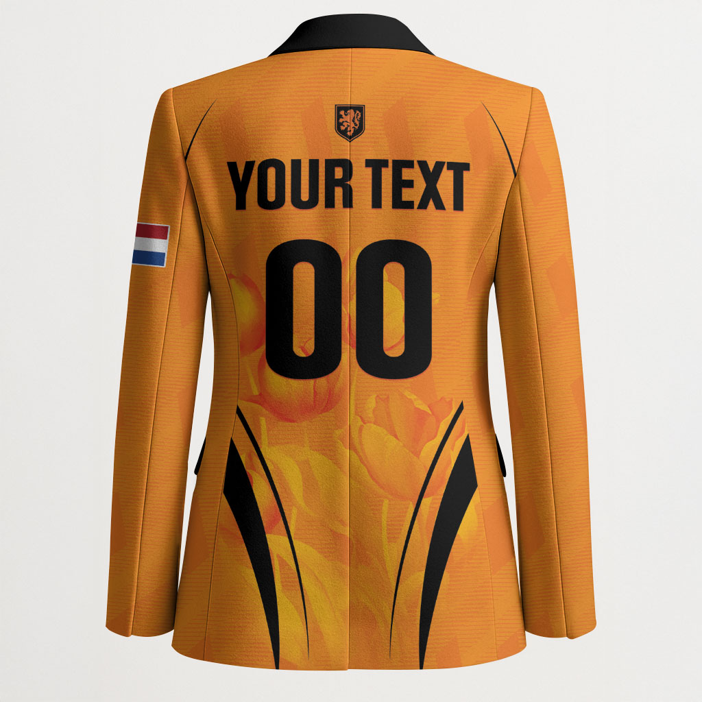 Custom Holland 2026 World Football Blazer Oranje Go Champions