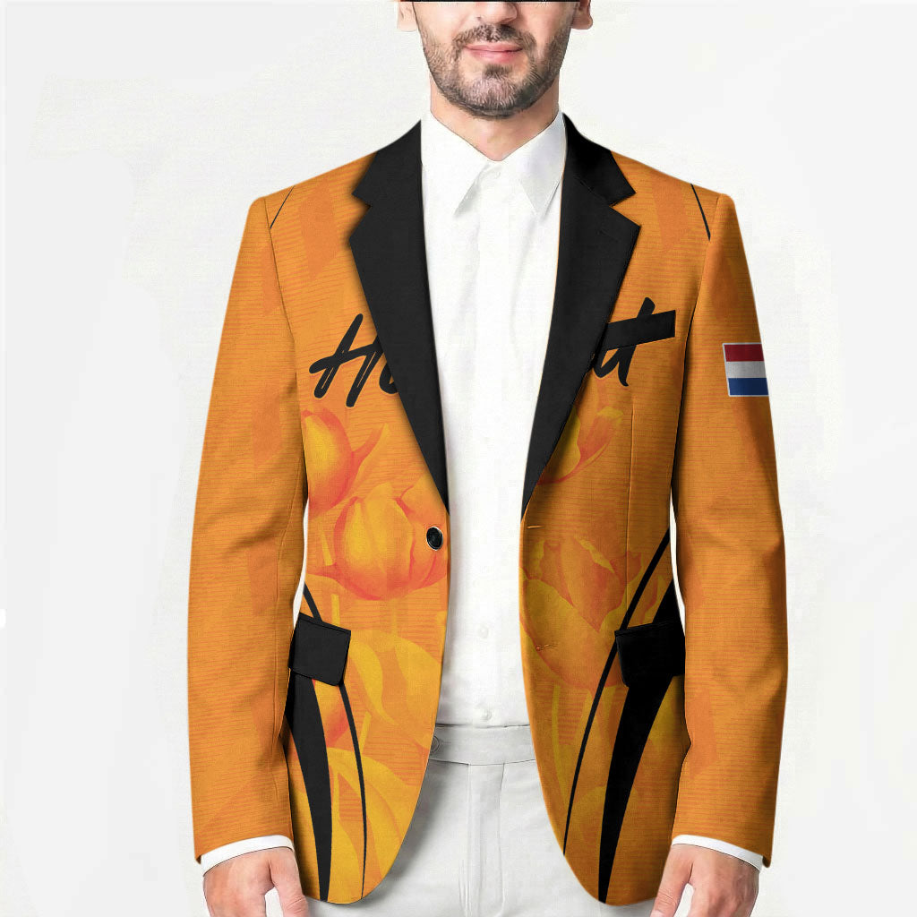 Custom Holland 2026 World Football Blazer Oranje Go Champions