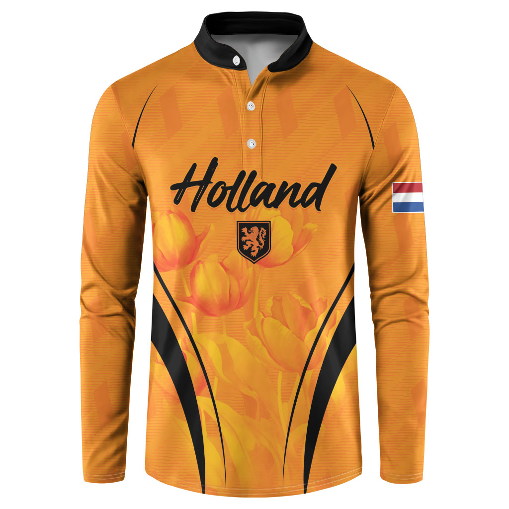 Custom Holland 2026 World Football Button Sweatshirt Oranje Go Champions