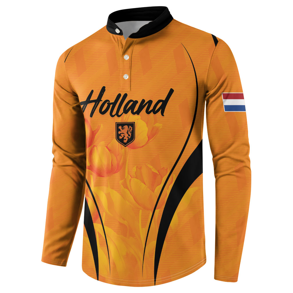 Custom Holland 2026 World Football Button Sweatshirt Oranje Go Champions