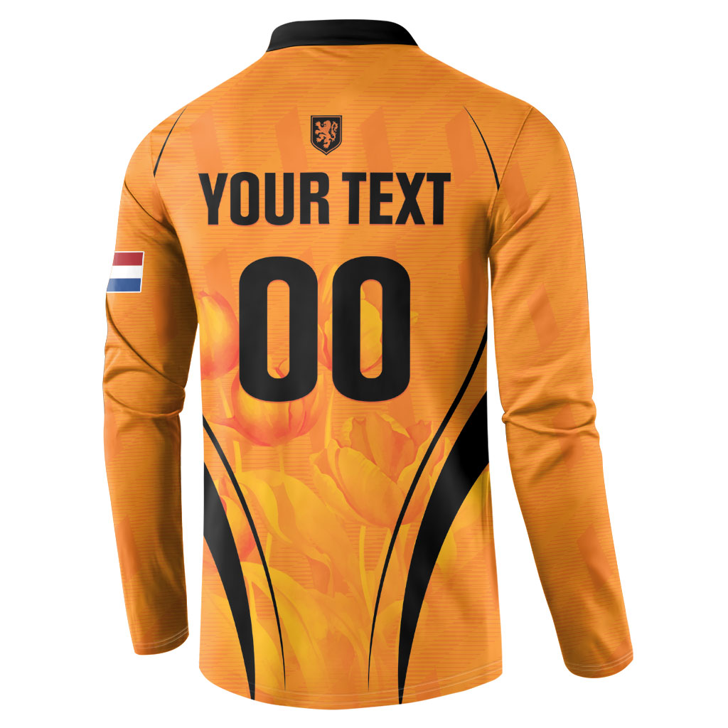 Custom Holland 2026 World Football Button Sweatshirt Oranje Go Champions