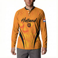 Custom Holland 2026 World Football Button Sweatshirt Oranje Go Champions