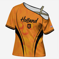 Custom Holland 2026 World Football Cross Shoulder Shirt Oranje Go Champions