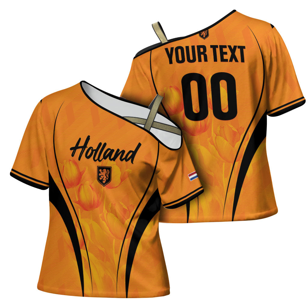 Custom Holland 2026 World Football Cross Shoulder Shirt Oranje Go Champions
