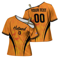 Custom Holland 2026 World Football Cross Shoulder Shirt Oranje Go Champions